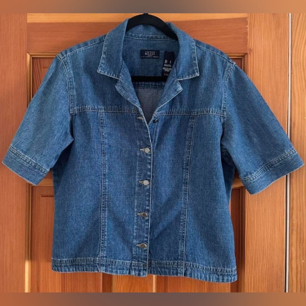 Chico's Classic Blue Jean Jacket